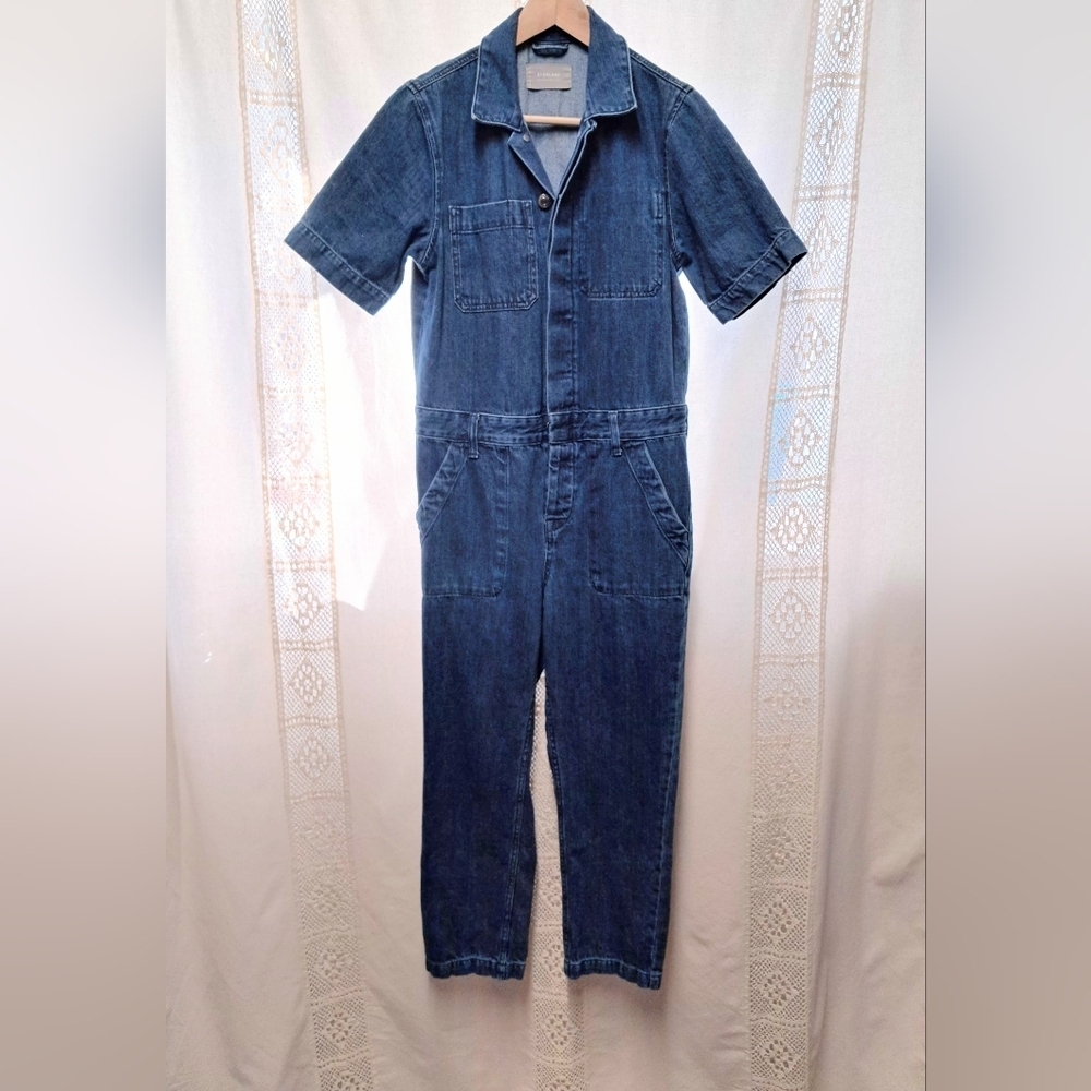 Everlane Women's Blue Denim Overalls